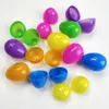 Party Decoration 12/24st Fillable Easter Eggs Tom Colorful Plastic 2023 Kids Gift DIY Craft Supplies Y2302