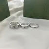 Projektanci luksusu Projektanci zadzwoń do srebrnych pierścieni dla kobiet mężczyzn w stylu prostocie pszczół biżuteria