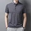 Men's Polos BROWON Polo Shirt Men Summer Thin Breath Smart Casual Mens Polo Shirts with Short Sleeve Solid Color Anti-wrinkle Clothes 230223