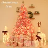 Christmas Decorations 150/180cm Cherry Blossom Pink Tree Decoration Xmas Indoor For Home Party Year Decor Ornaments DIY Gift