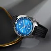 Orologi da polso Orologio da uomo automatico in acciaio inossidabile 316L blu vintage 6105 Japan NH35