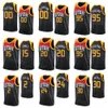 Skärmtryck män barn basketball talen horton-tucker jersey 0 simone fontecchio 16 collin sexton 2 lauri markkanen 23 Ochai Agbaji 30 Kelly Olynyk 41 City Statement