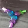 Colored glass alcohol lamp Wholesale Glass Bongs, Glass Hookah, Smoke Pipe Accessories