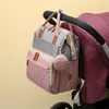 Sacs à couches Mode Momie Maternité Bébé Couches Nappy Sacs Grande Capacité Voyage Sac À Dos Maman Soins Infirmiers pour Bébé Soins Femmes Enceintes Polyester 230223