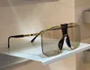 Ogólne okulary przeciwsłoneczne lustra dla mężczyzn srebrne metalowe szklanki ramy projektanci okularów przeciwsłonecznych sunnies odcienie Occhialia da sole Uv400 Ochrona okularów z pudełkiem