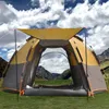 Tents and Shelters 58 People Fully Automatic Camping Tent Portable Outdoor Waterproof Tent Windproof PopUp Large Family Travel Instant Setup Tent J230223