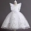 Abiti da ragazza Ragazza Summer Lace Princess Dress Bambini Abito floreale Abiti per ragazze Abbigliamento Kids Birthday Party Tutu Custome per 212 Y Z0223