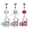 Navel Bell Button Rings D0581 Musical Note Mix Colors Belly Ring Drop Delivery Jewelry Body Dhgarden Dhve6