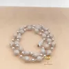 Hotsale hip hop bling jóias finas 8mm largura passagem diamante tester vvs moissanite gelado para fora bola corrente para pingente