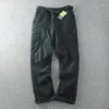 Pantalons pour Hommes Pantalons pour Hommes Hiver Chaud Coupe-Vent imperméable en Peluche extérieur Cargo Salopette Droite pour Hommes Camping Chasse équipement de Travail Pantalon