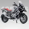 Electric/RC Track 1 12 R1250GS ADV Alloy Die Cast Motorcycle Model Toy Vehicle Collection Sound and Light Off Road Autocycle Toys Car 230222