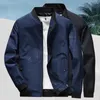 Men's Jackets Men Coat Trendy Temperament Long Sleeve Pockets Ribbed Cuff For Daily Wear Jacket Outerwear