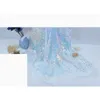 Ткань и шить 3 -миллиметровые блески ткани плотная сетчатая пряжа хаотическая свадьба