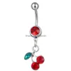 Navelklockknapp ringer D0380 Belly Ring Mix Colors Drop Leverans smycken Body Dhgarden Dhtyq