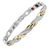 Catena a maglie Nantii Bracciale magnetico per donna Fashion Dragon Pattern 4IN1 Bio Elements Magneti Healing Bracciali in acciaio inossidabile G230222