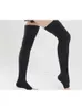 5 -st sokken kousen 4086 kg vrouwen medische compressie sokken spataderen 20 30 mmhg elastische verpleegkundige sportfitness yoga kousen boven knie s xxl z0221