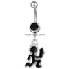 Navel Bell -knop Ringen D0228 Body Piercing sieraden Buikmix Kleuren Drop levering Dhgarden Dh3xv