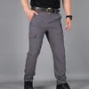 Pantalons pour hommes Pantalons pour hommes Pantalons cargo décontractés Militari Tactic Army Pantalons Homme Respirant Imperméable Multi-Poches Pantalon Taille S-5XL Plus La Taille 230223