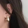 Stud Earrings Modagirl Koreaanse mode Modern 18K Dikke Gold vergulde roestvrijstalen geometrische verjaardagscadeaus voor haar