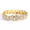 Dog Collars Jewelry For Dogs 13mm Diamond Rock Candy Chain Luxury Crystal Gold Shiny Metal Puppy Collar