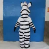 Zebra Maskot Kostüm Cadılar Bayramı Noel Fantezi Partisi Elbise Karikatür Karakter Kıyafet Takım Karnaval Unisex Yetişkinler Kıyafet