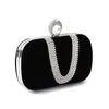 Kvällspåsar Yoreai Luxury Women Evening Bags Diamond Luxury Clutch Bag Party Diamonds Lady Black Red Chain Shoulder Bag Handväskor för handväska 230223