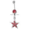 Nombril Bell Button Rings D0362 Star Belly Ring Mix Colors Drop Delivery Jewelry Body Dhgarden Dhfqx