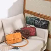 Bolsas de ombro de ombro genuíno bolsa feminina de luxo retro vegeta