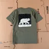 Merk TNF Animal Printing Pure Cotton Round Round Neck korte mouwen paar milieubescherming T-shirt