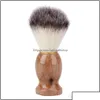 Makeup Brushes Tools Accessories Health Beauty Badger Hair Mens Shaving Brush Barber Salon Men Facial Beard Cleanin Dh5Wd Drop Delive Dhdw4