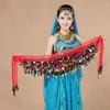 Stage Wear For Women Belly Dancing Belt Dance Accessories Sequins Hip Scarf Chain Costumes