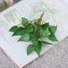 Decorative Flowers Gift Party Supplies Home Decoration Office Artificial Grass Lifelike Plants Leaves Greenery Foliage Lucky Leafs