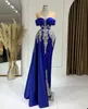 Luksusowe wysokie koraliki sukienki wieczorne seksowne ukochane syrenę na bal mat