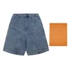 Shorts pour hommes lettres imprimées infroissables 2023 pantalons de plage d'été Louiseity décoration décontractée jeans Viutonity pour hommes XS-L 01-08