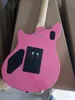 Chitarra elettrica rosa a 6 corde con tastiera in palissandro Floyd Rose personalizzabile