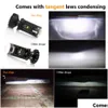 Other Car Lights 2Pcs H4 Led Headlight Hi/Low Beam Mobile Head Lamp With Mini Projector Lens Fan 8000Lm Canbus White 12V 6000K Styli Dh4Ag