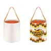 New Sublimation Blank DIY Easter Basket Bags Party Supplies Cotton Linen Carrying Gift and Eggs Hunting Candy Bag Halloween Storage Pouch Handbag Toys Bucket EE