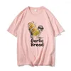 Camisetas masculinas camisetas masculinas verão para homens mulheres quando sua mãe com homn maek hte alho pão t-shirt t-shirt moderno unissex casual camiseta solta w0224