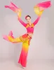 Scenkläder kinesiska vattenärmar kostymer duhuang flyger klassiska danskläder lång fläkt poesi fairy kostymprestanda