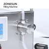 ZONESUN Semi Automatic Bottle Filling Machine Liquid Water Juice Drinks Olive Oil Magnetic Pump Jar Packaging Production ZS-MPZ1