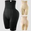 Intimo elasticizzato e contenitivo da donna Donna Tummy Control BuLifter Vita Trainer Imbottito alto Senza cuciture Pancia Coscia Guaina Mutandine Shapewear Trimm C8J1