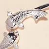 Bangle Trendy Bracelet Women's Open Pair Fish Kissing Pisces Accessories Pulseras Mujer