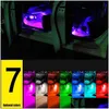 Inne akcesoria wewnętrzne 48 diody LED Colorf Car Atmosfera LED LED LED LIGHT Waterproof Neon Decoration z zdalnym sterowaniem i DHLRM