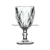 Wine Glasses Colorf 240Ml 300Ml Vintage Red Goblet Juice Glass Home Creative Thickening Drinking Cup Q1 Drop Delivery Garden Kitchen Otwy5