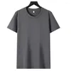 T Shirts MRMT 2024 Brand Mens Casual Fashion Short Sleeved Shirt Round Neck Solid Color Bottoming Cultural 180g52