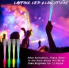 Party Supplies Halloween Glow Fiber Wands Sticks Led Optic Light Up Colorf blinkande trollstav för festlig BB0223