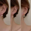 Rücken Ohrringe Ankunft Mode Clip Metall Klassische Wasser Tropfen Frauen Kleine Zirkon Weibliche Koreanische Einfache Elegante Schmuck