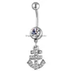 Navel Bell -knop Ringen D0554 Buikringmix Kleuren Drop levering sieraden Body Dhgarden DHSBT