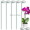 Other Garden Supplies 5Pcs Plant Climbing Support Iron Pole Flower Stake Tools Orc Tomato Fixing Rod Drop Delivery Home Patio Lawn Dhj90