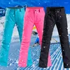 Skifahren Hosen Hohe Qualität Snowboard Ski Für Frauen Outdoor Winddicht Wasserdichte Warme Weibliche Schnee Hosen Winter